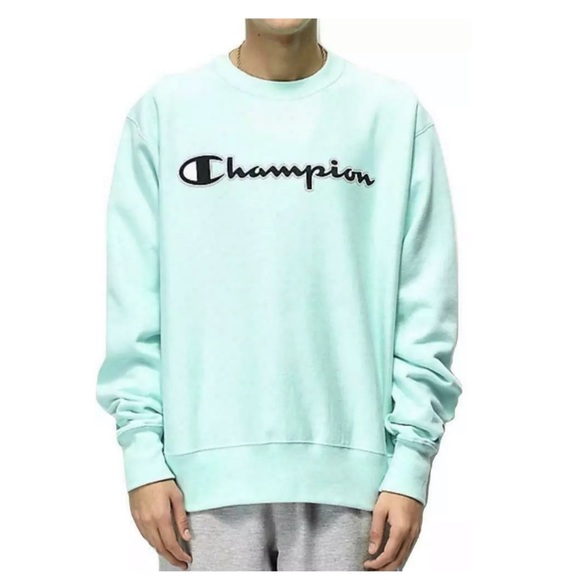 champion hoodie waterfall green